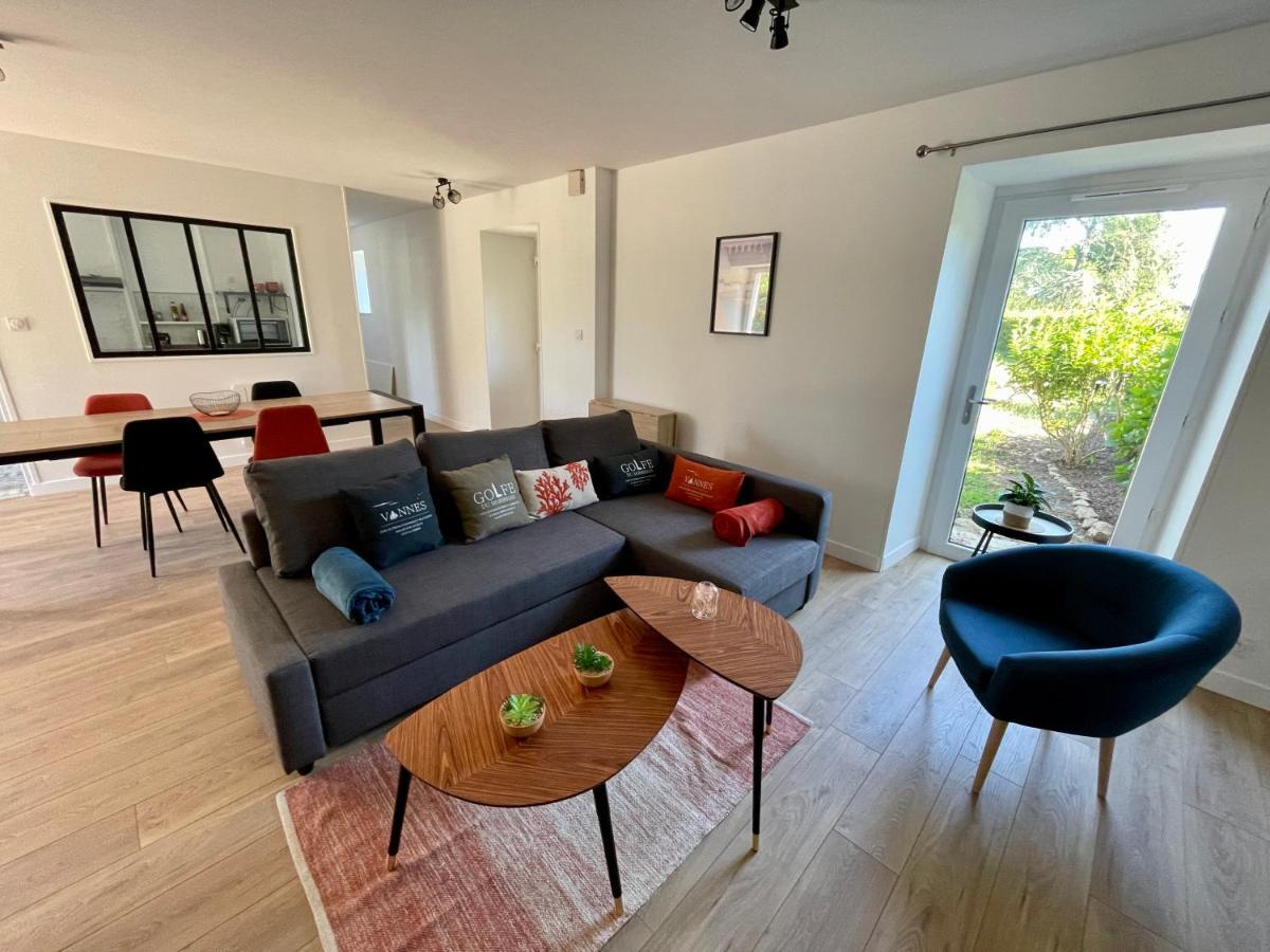 Longere Entre Terre Et Mer - Per Pradiguen Villa Theix Luaran gambar
